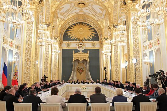 Заседание совета по культуре и искусству при президенте РФ