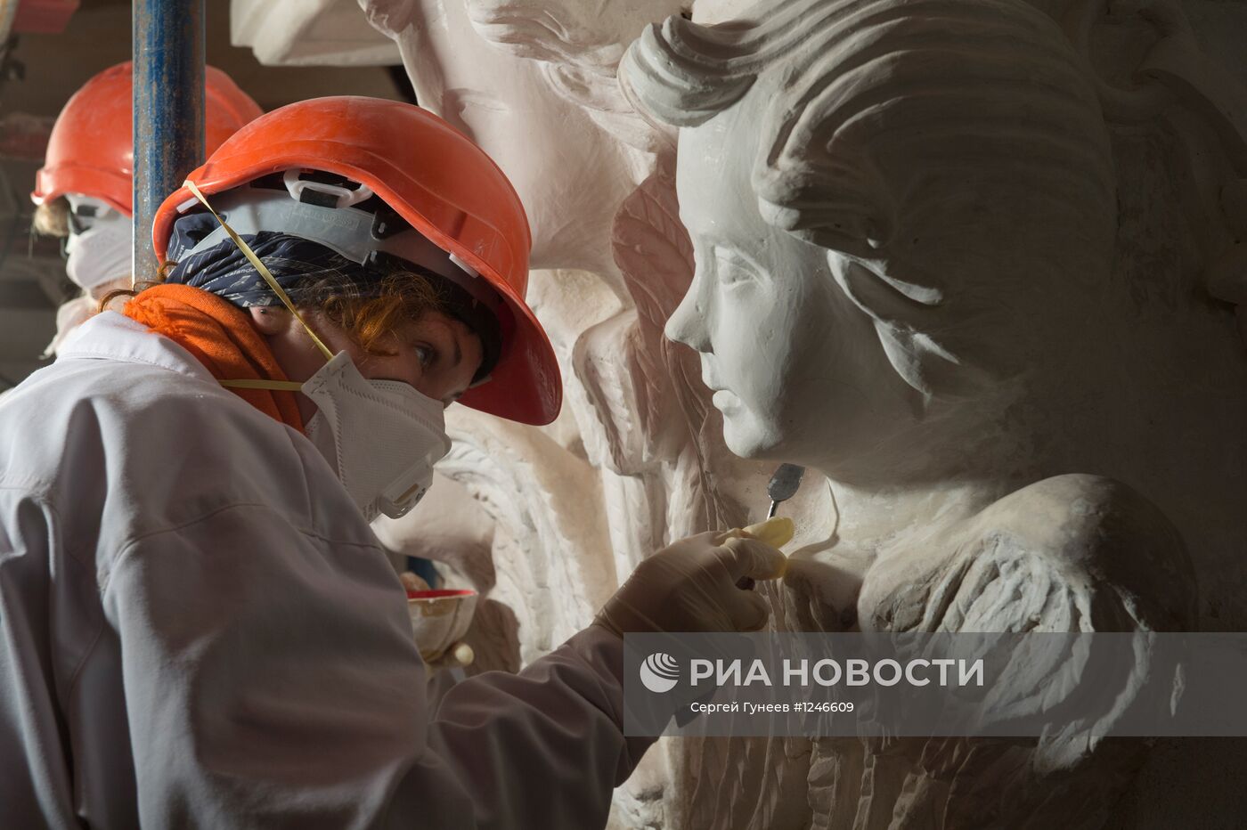 Реставрационные работы в Ново-Иерусалимском монастыре
