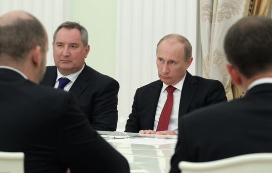 Встреча Владимира Путина с Жаном-Клодом Юнкером в Кремле