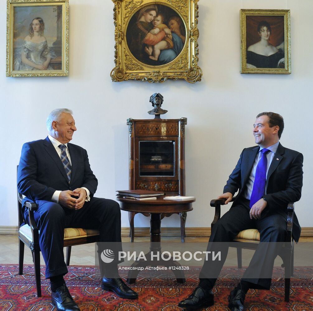 Встреча Д.Медведева и М.Мясниковича