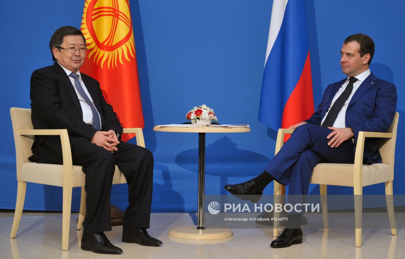 Встреча Д.Медведева и Ж.Сатыбалдиева