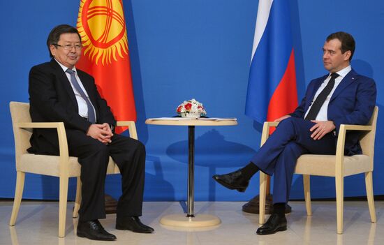 Встреча Д.Медведева и Ж.Сатыбалдиева