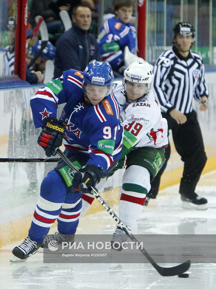 Хоккей. КХЛ. Матч СКА - "Ак Барс"