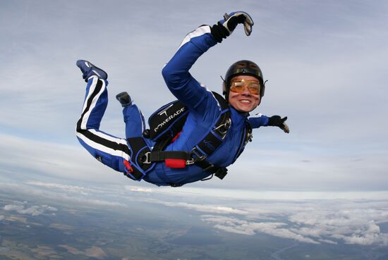 Скончалась российская парашютистка Ирина Синицына