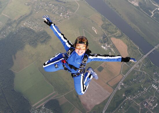 Скончалась российская парашютистка Ирина Синицына