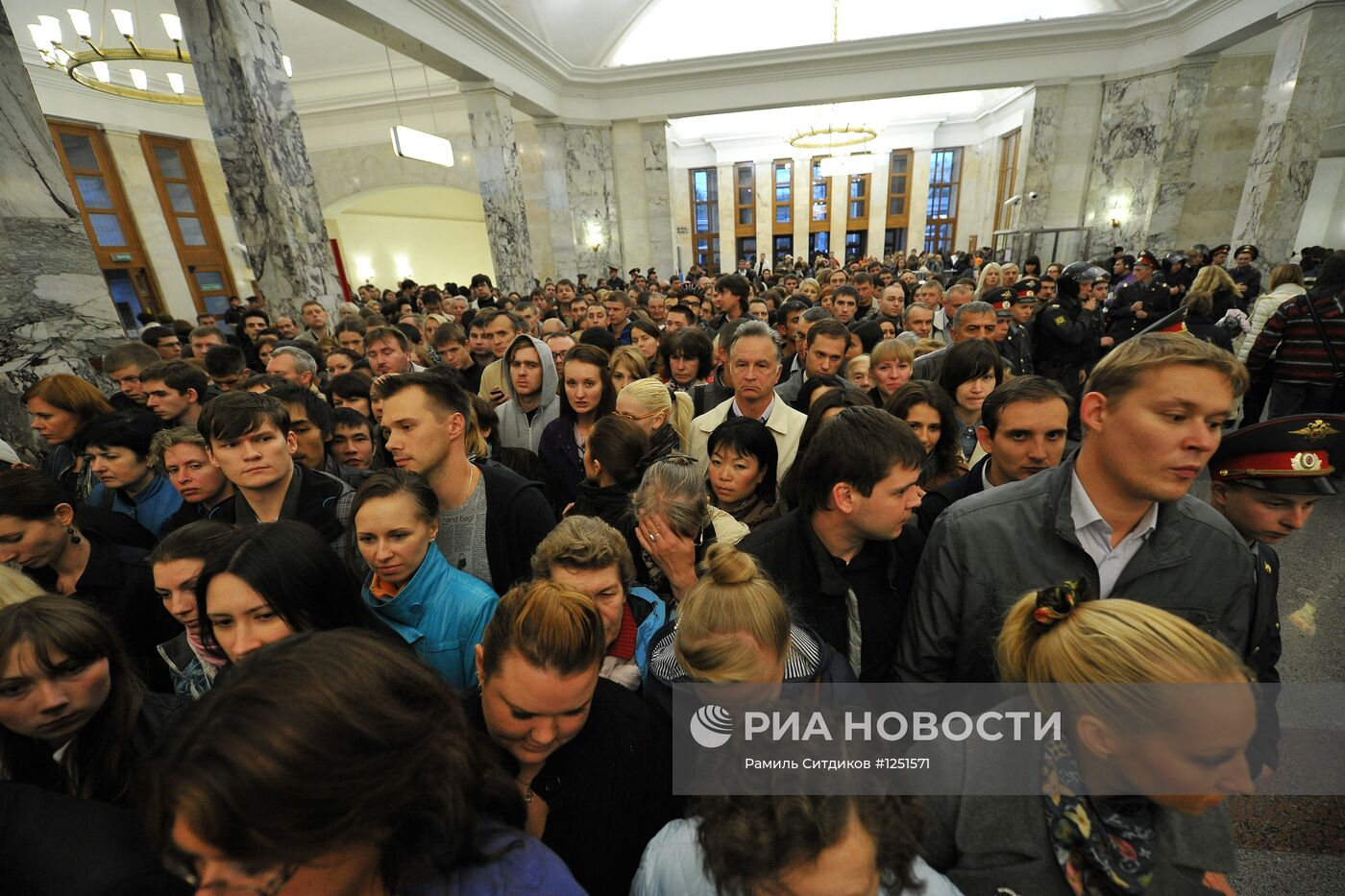 Час пик в московском метро