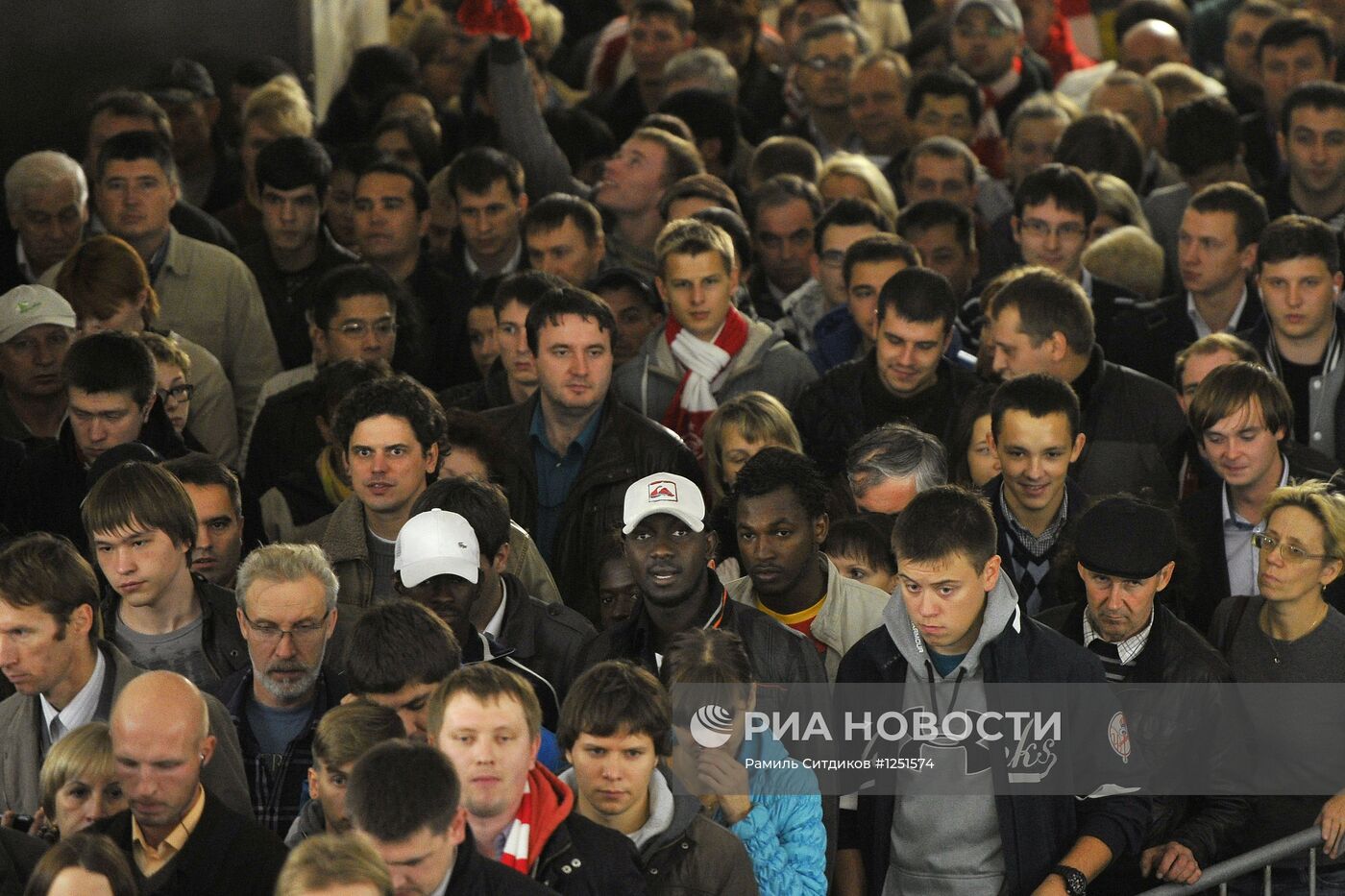 Час пик в московском метро