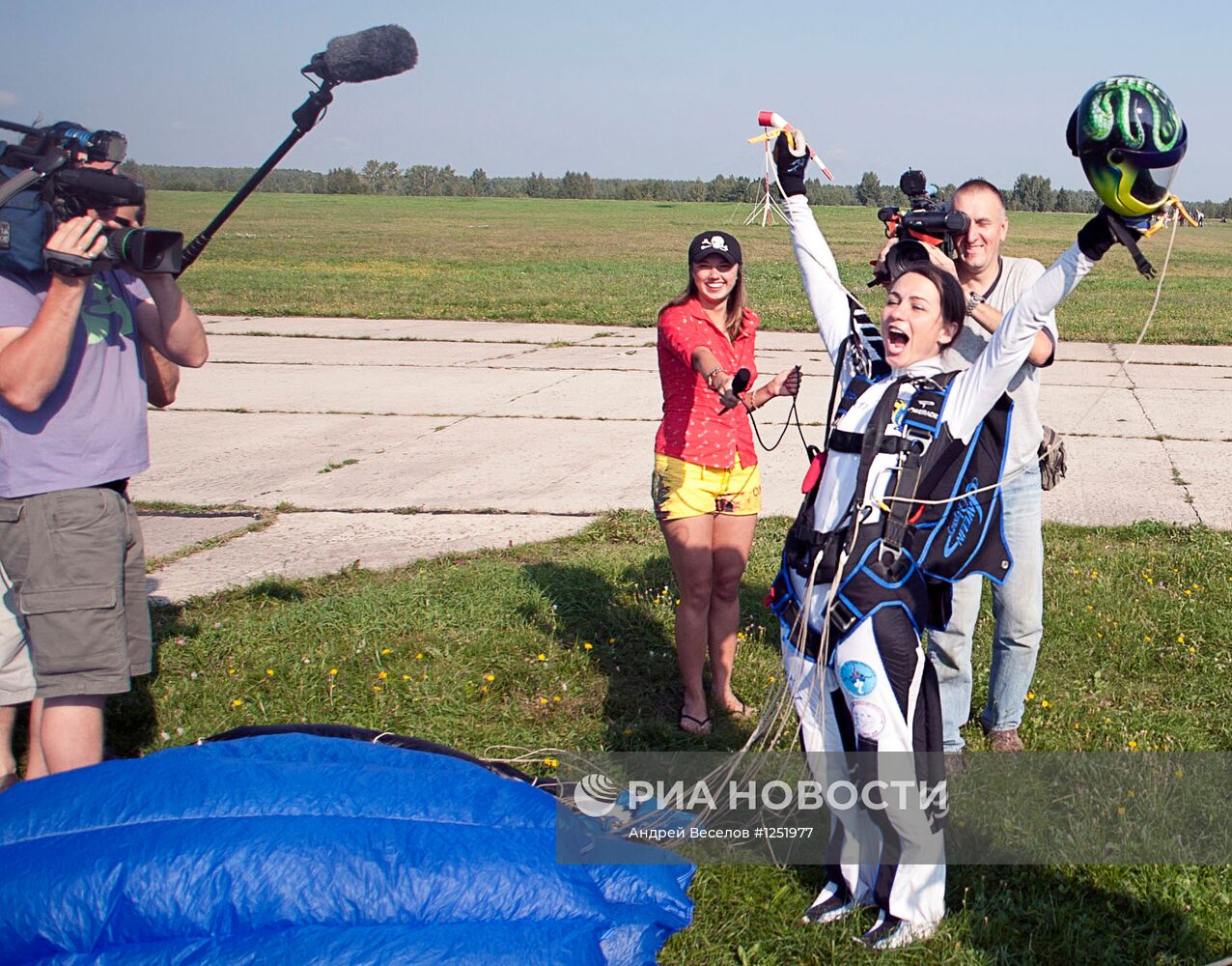 Скончалась российская парашютистка Ирина Синицына