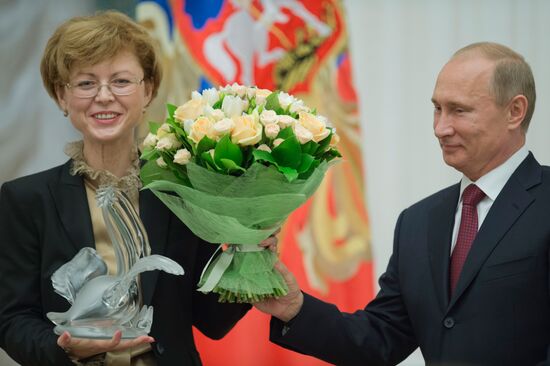 Встреча В.Путина с финалистами конкурса "Учитель года - 2012"