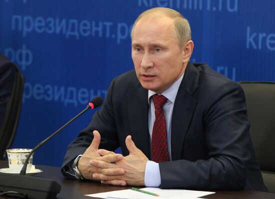 В.Путин посетил с рабочей поездкой Ульяновскую область