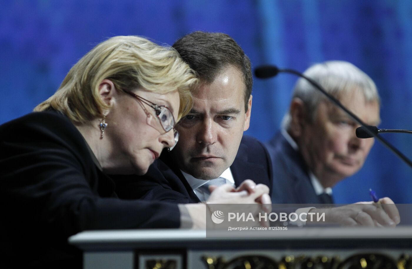 Д.Медведев на Первом национальном съезде врачей РФ