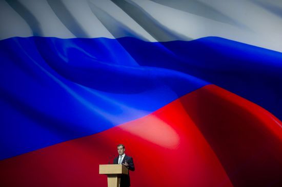 Д.Медведев на Первом национальном съезде врачей РФ