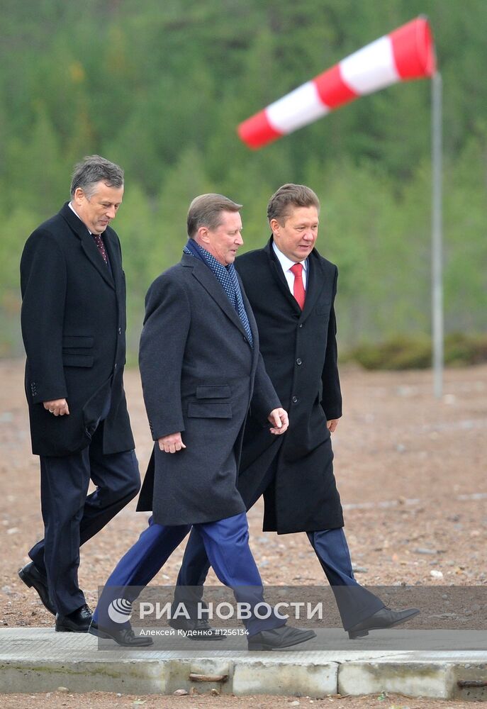 Пуск в эксплуатацию второй ветки газопровода "Северный поток"