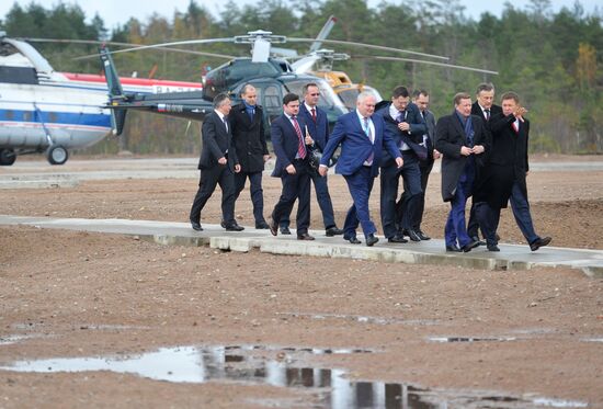 Пуск в эксплуатацию второй ветки газопровода "Северный поток"