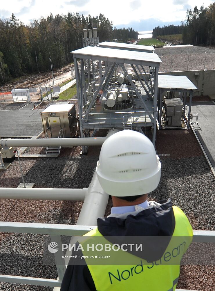 Пуск в эксплуатацию второй ветки газопровода "Северный поток"