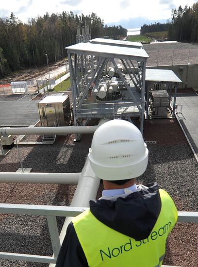 Пуск в эксплуатацию второй ветки газопровода "Северный поток"