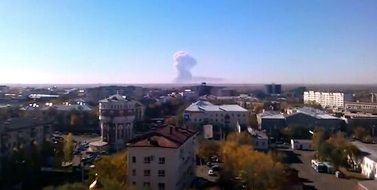 Взрывы боеприпасов под Оренбургом