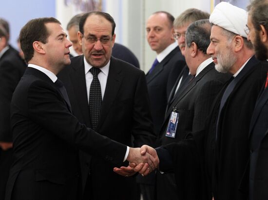 Д.Медведев встретился с премьер-министром Ирака Н.аль-Малики