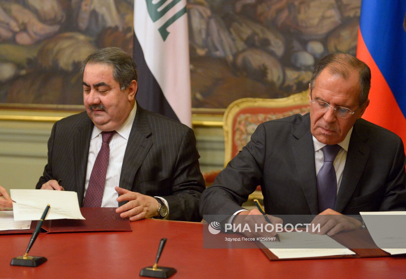 Встреча глав МИД России и Ирака в Москве