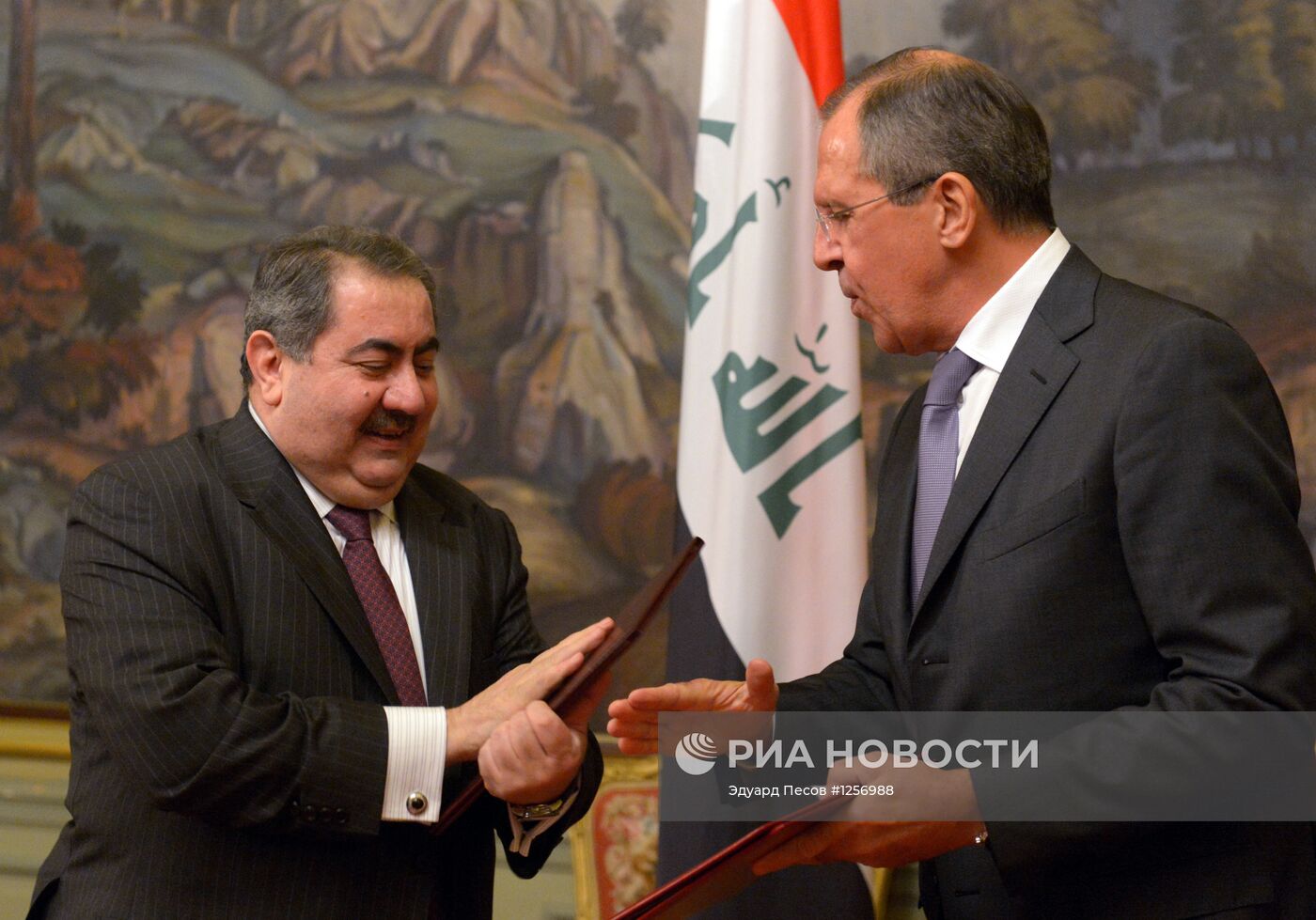 Встреча глав МИД России и Ирака в Москве