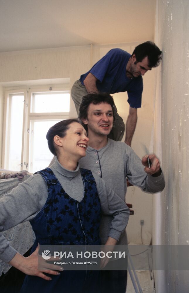 Балерина Татьяна Чернобровкина с супругом