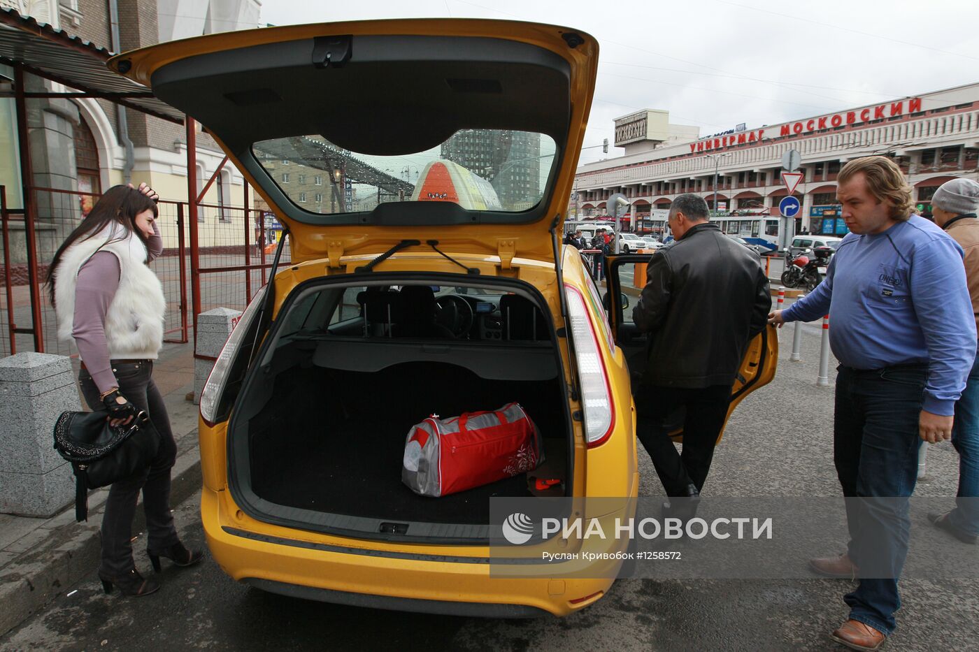 Первая автоматизированная парковка для такси в Москве