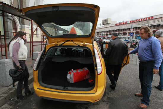 Первая автоматизированная парковка для такси в Москве