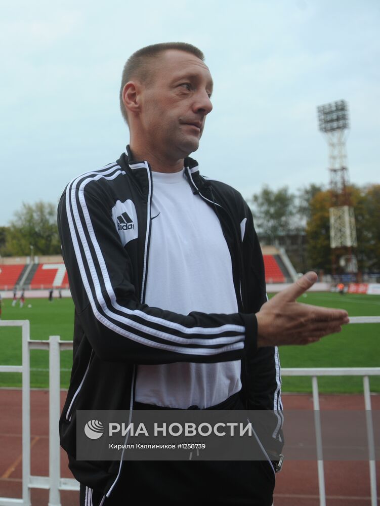 Тренер ФК "Спарта" (Щелково) Андрей Тихонов