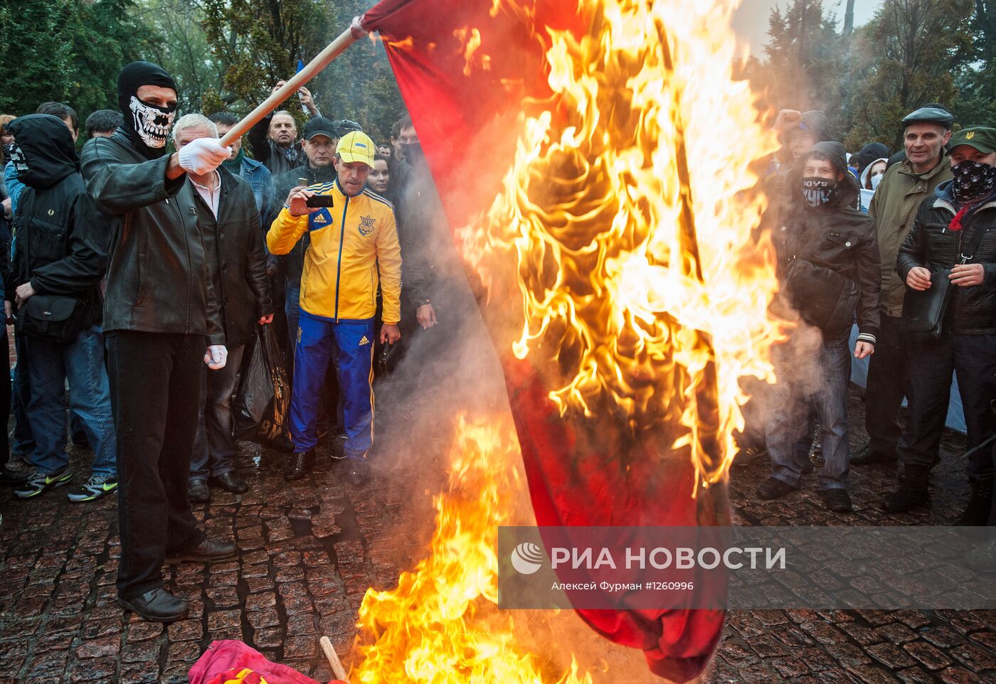 Марш по случаю 70-летия "Украинской повстанческой армии"