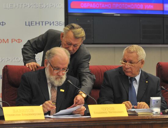 Подведение предварительных итогов региональных выборов