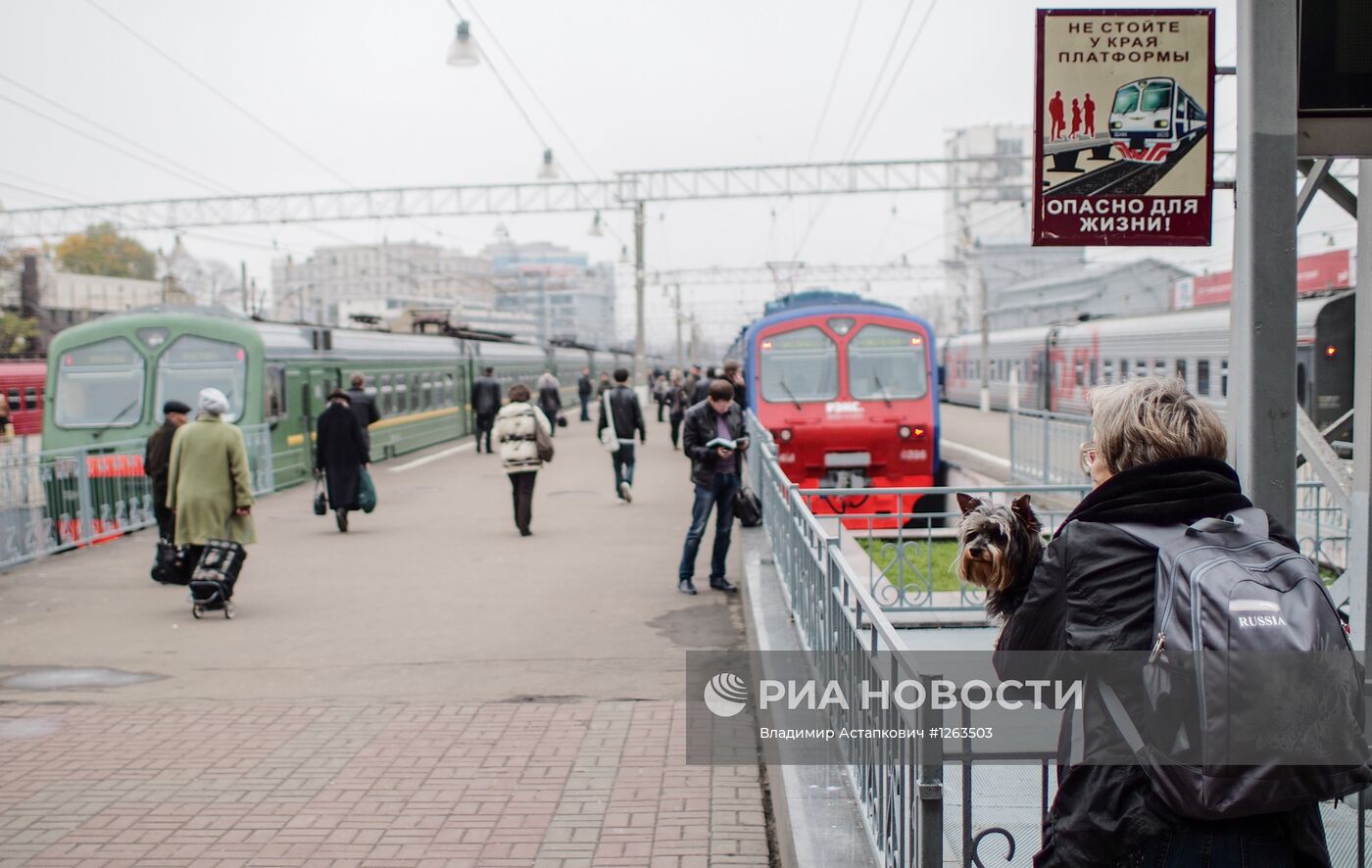 Павелецкий вокзал в Москве