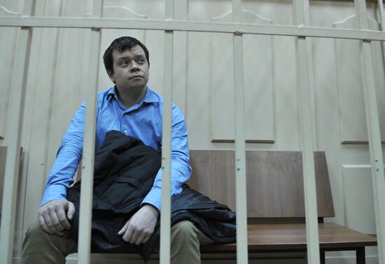 Суд арестовал помощника Удальцова Константина Лебедева