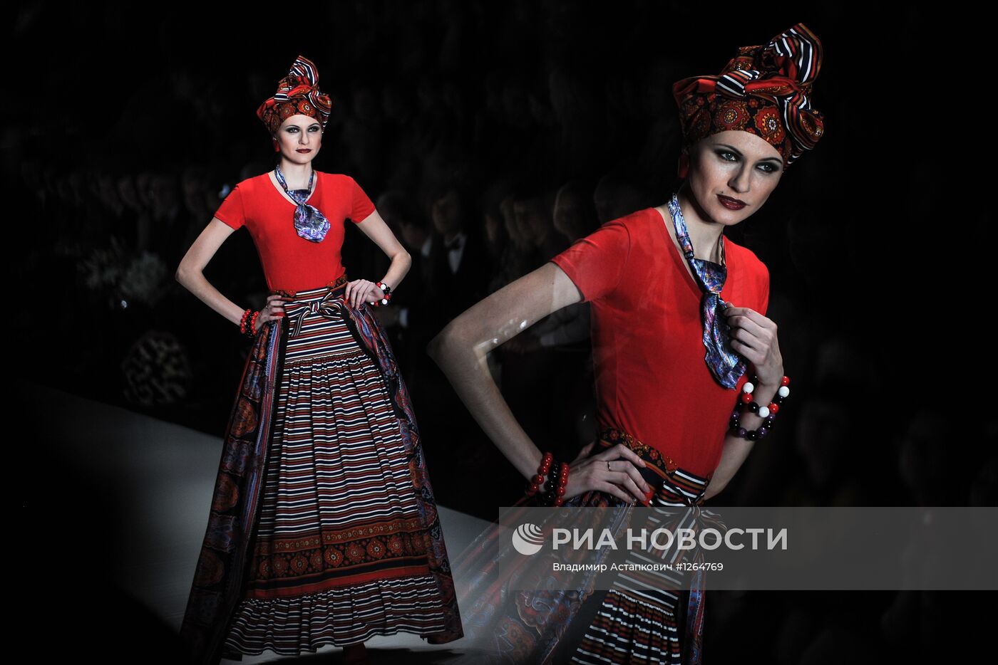 Показ Slava Zaitsev в рамках Mercedes-Benz Fashion Week Russia