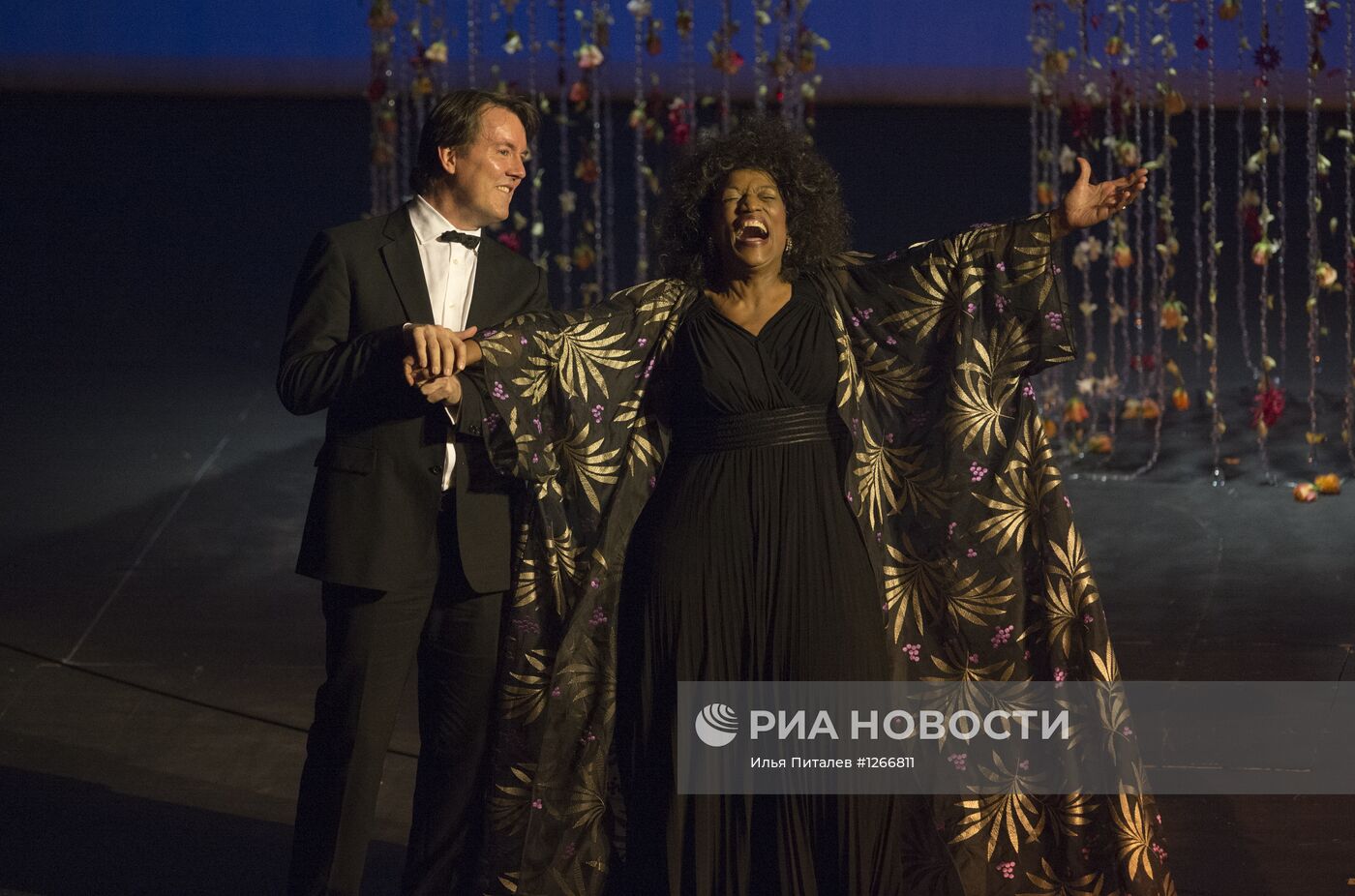 Американская оперная певица Джесси Норман дала концерт в Москве