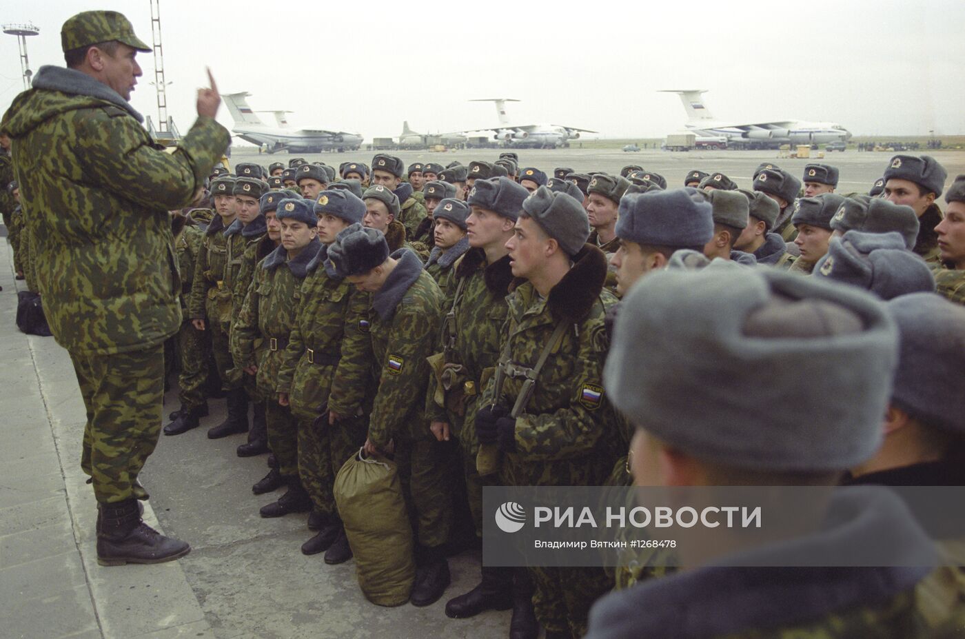 Солдаты группировки Федеральных сил на Северном Кавказе