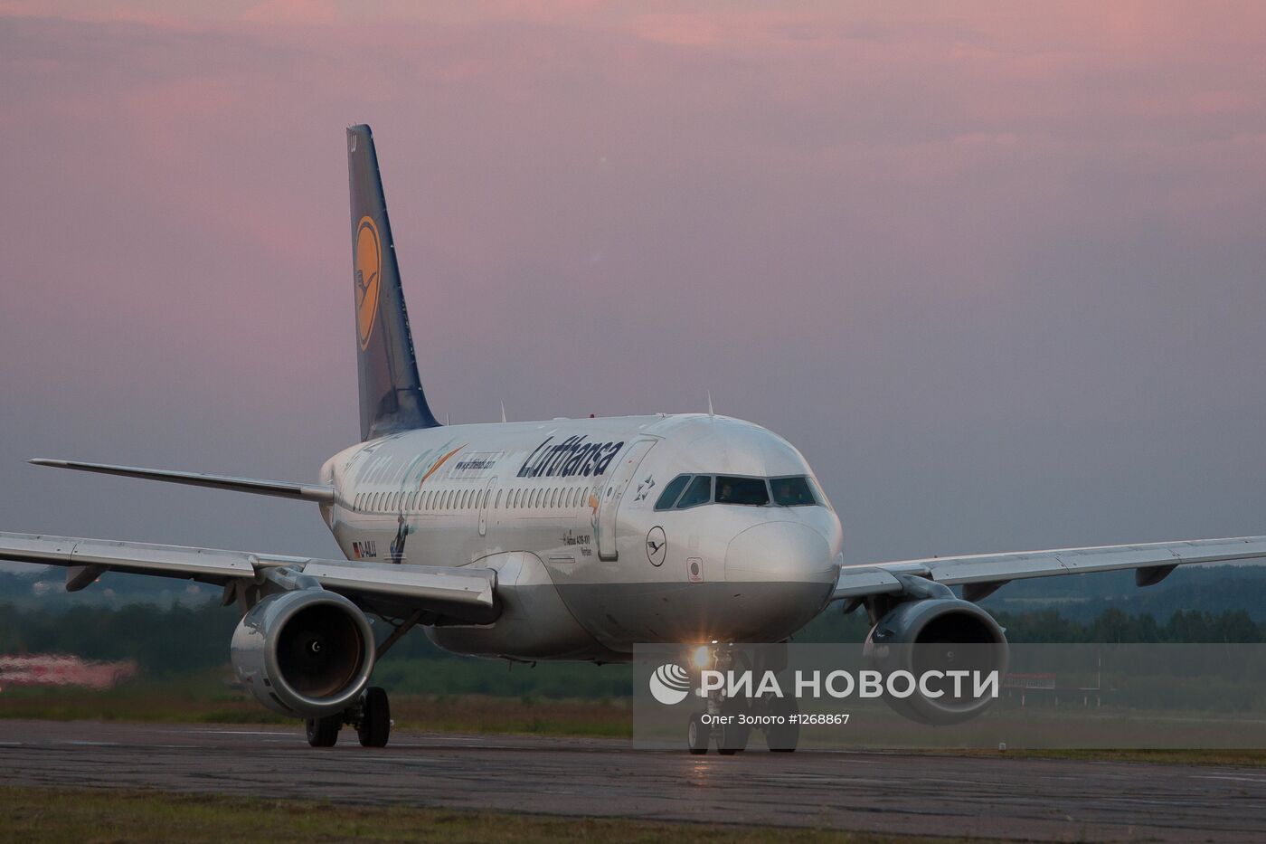 Самолет Airbus A319 авиакомпании Lufthansa