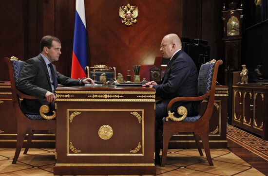 Д.Медведев провел встречу с И.Федоровым