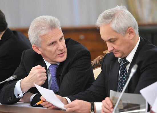 Заседание Совета при президенте РФ по модернизации экономики