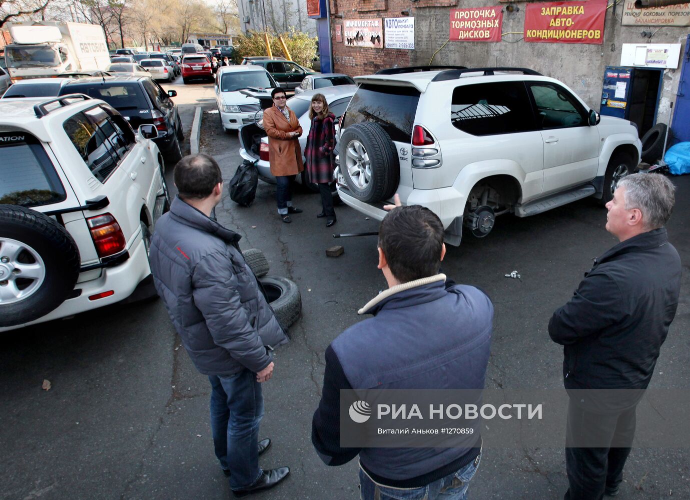 Работа шиномонтажной мастерской во Владивостоке