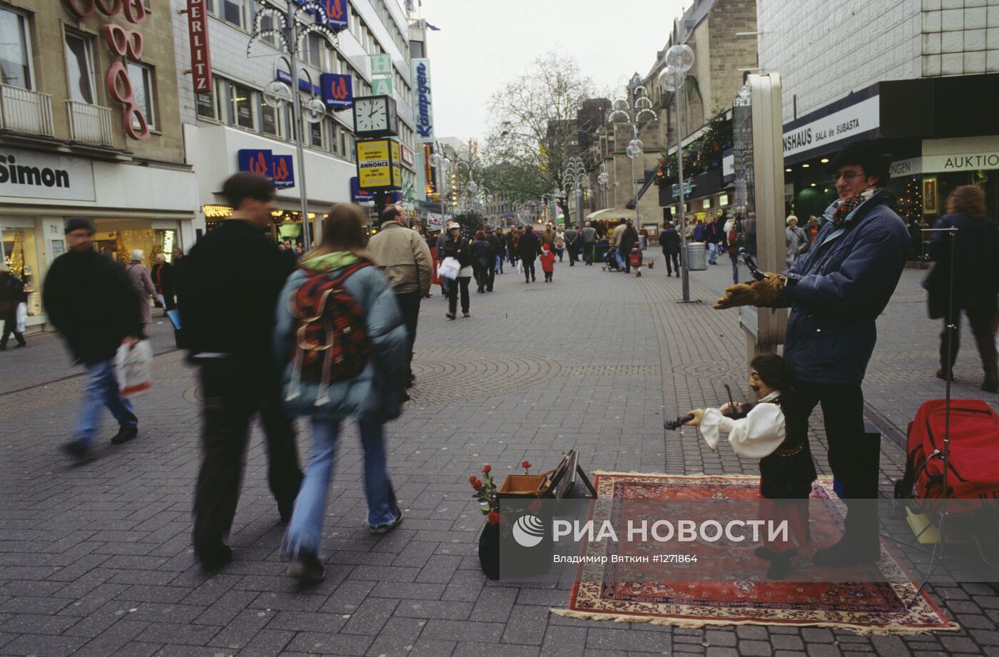 Пешеходная улица в Кельне