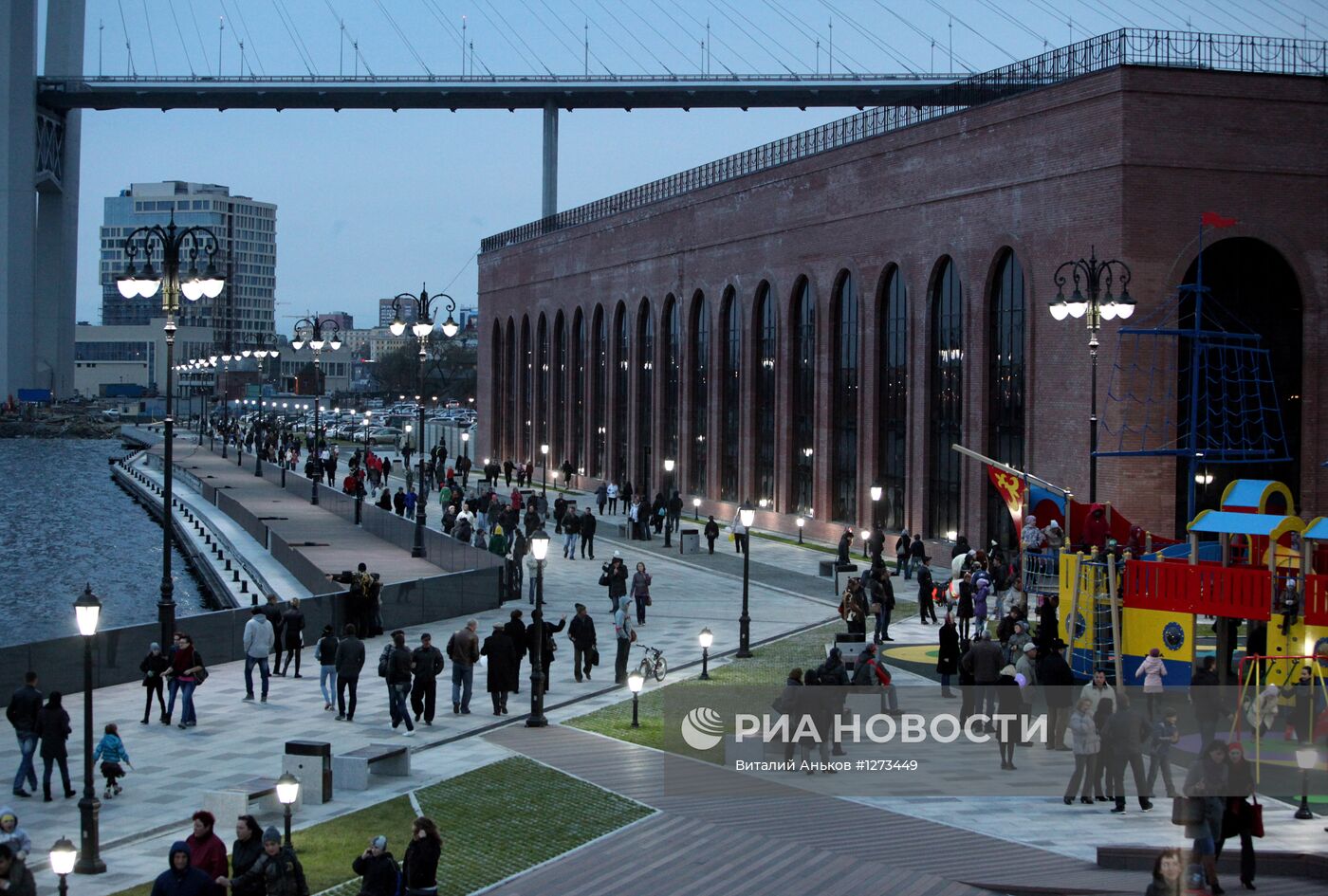 Открытие набережной Цесаревича во Владивостоке