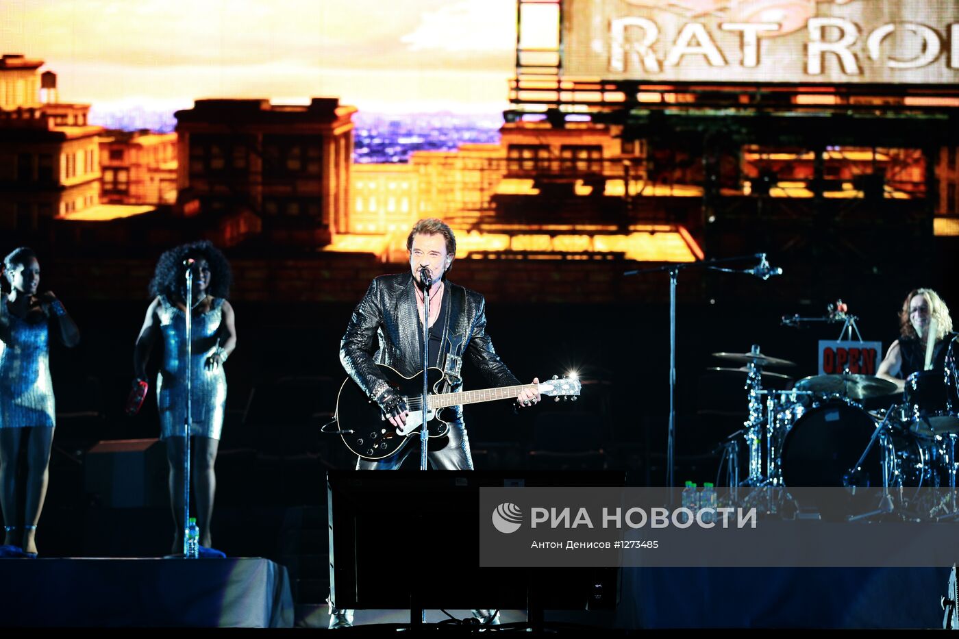 Концерт Джонни Холлидея в Москве
