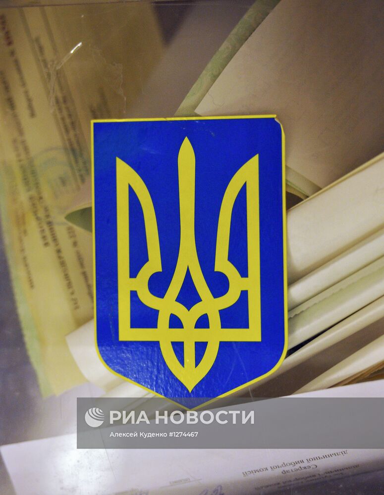 Подcчет голосов парламентских выборов на Украине