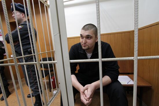 Рассмотрение вопроса о продлении срока ареста Степану Зимину