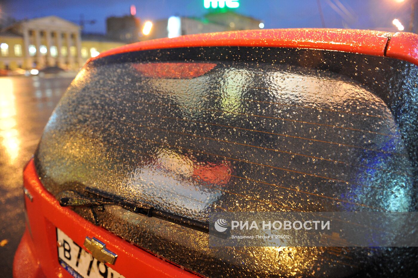 "Ледяной дождь" в Москве