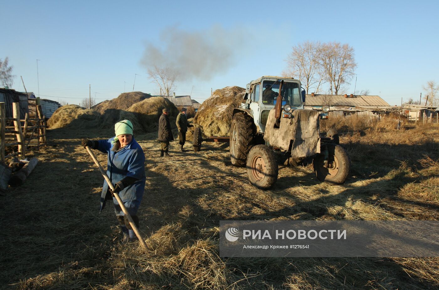 Сельская жизнь в Новосибирской области