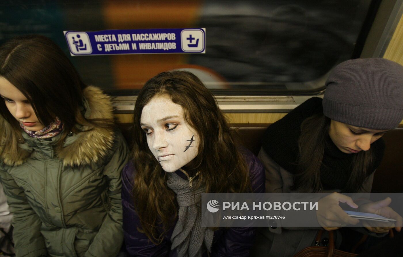 "Парад зомби" в Новосибирске