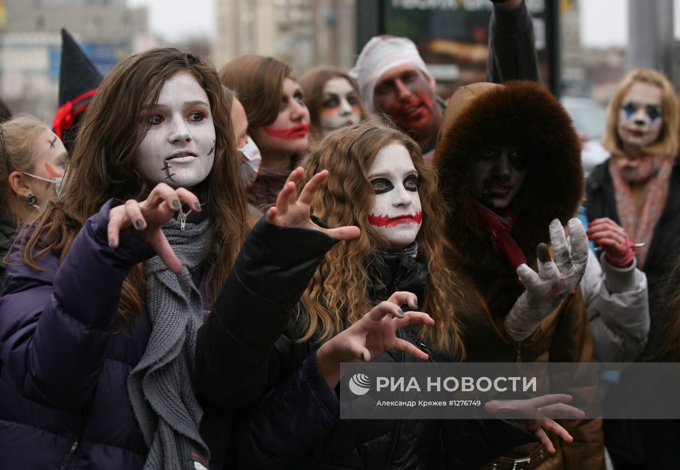 "Парад зомби" в Новосибирске