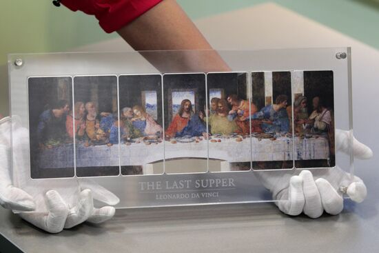 Серебряные монеты с изображением работ Рафаэля и да Винчи