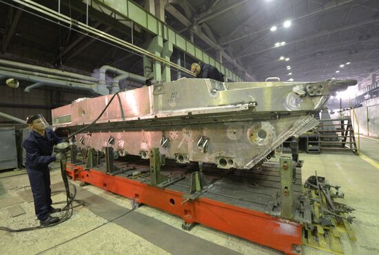 Производство БМД-4М на Курганском машиностроительном заводе